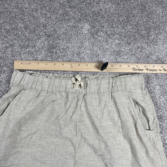 Patagonia Skirt Womens Medium Island Hemp Beach Organic Cotton Mini Tan Stretchy - Picture 8 of 9